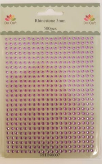 Billede: Dixi Craft Rhinsten 3mm RHIN0007 Lys lilla