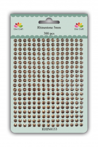 Billede: DIXI CRAFT RHINSTEN 5MM 300 stk RHIN0153 Bronze