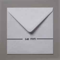 Billede: 20 stk. 14x14cm hvide kuverter med spidslukning