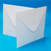 Billede: 20 stk. Kuverter 17,8x17,8cm FUGTGUMMIERET (ikke selvklæbende)
