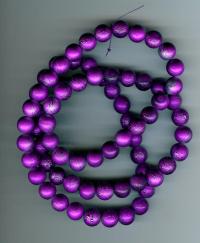 Billede: dragé glasperle 12mm cerise ca. 70 stk