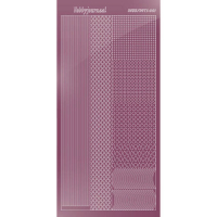 Billede: serie 1 violet spejl, hobbydots, førpris kr. 7,- nupris