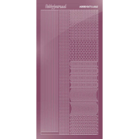 Billede: serie 2 violet spejl hobbydots stickers, førpris kr. 7,- nupris