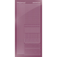 Billede: serie 3 violet spejl, hobbydots, førpris kr. 7,- nupris