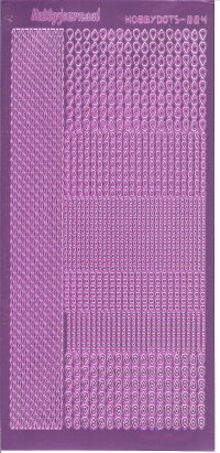 Billede: serie 4 violet spejl, hobbydots, førpris kr. 7,- nupris