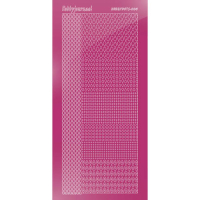 Billede: serie 4 spejl pink, hobbydots, førpris kr. 7,- nupris