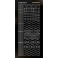 Billede: serie 5 sort, hobbydots, førpris kr. 7,- nupris