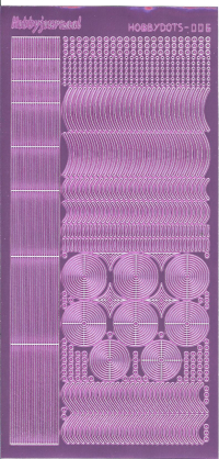 Billede: serie 6 violet spejl, hobbydots