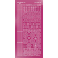 Billede: serie 6 pink spejl, hobbydots, førpris kr. 7,- nupris