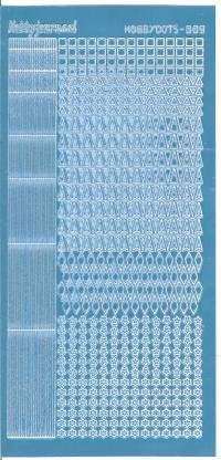 Billede: serie 9 ice blue spejl, hobbydots
