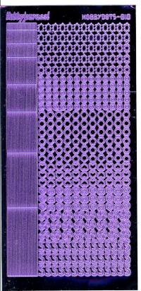 Billede: serie 10 violet spejl, hobbydots