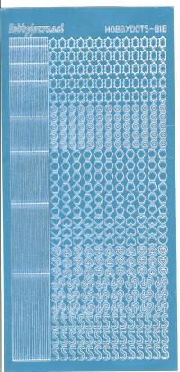 Billede: serie 10 ice blue spejl, hobbydots