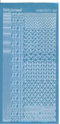 Billede: serie 12 ice blue spejl, hobbydots