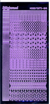 Billede: serie 15 violet spejl hobbydots stickers