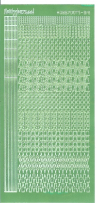 Billede: serie 15 appel green spejl hobbydots stickers