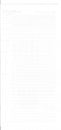 Billede: serie 15 hvid hobbydots stickers