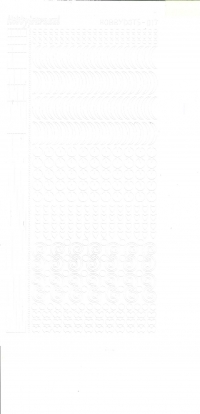 Billede: serie 17 hvid hobbydots stickers