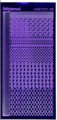 Billede: serie 19, hobbydots spejl purple