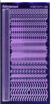 Billede: serie 20, hobbydots spejl violet