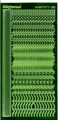 Billede: serie 20, hobbydots spejl lime