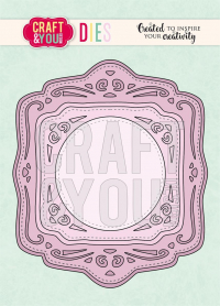 Billede: skæreskabelon 5 rammer, CRAFT & YOU DIE “CW083