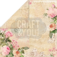 Billede: 1 ark CRAFT & YOU SCRAPBOOKING ARK 30X30CM, VINTAGE TIME 2, CP-VT02, førpris kr. 8,- nupris