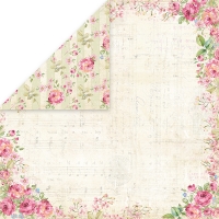 Billede: CRAFT & YOU SCRAPBOOKING ARK 30X30CM 1 ARK CP-BR02, dobbeltsidet, Bellissima Rosa