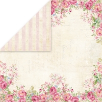 Billede: CRAFT & YOU SCRAPBOOKING ARK 30X30CM 1 ARK CP-BR03, dobbeltsidet, Bellissima Rosa