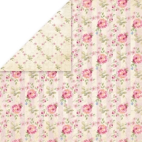 Billede: CRAFT & YOU SCRAPBOOKING ARK 30X30CM 1 ARK CP-BR05, dobbeltsidet, Bellisima Rosa