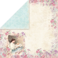 Billede: CRAFT & YOU SCRAPBOOKING ARK 30X30CM 1 ARK CP-SB04, dobbeltsidet Shabby Baby