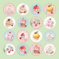 Billede: CRAFT & YOU SCRAPBOOKING ARK 30X30CM 1 ARK CP-SD07, Sweet Dessert
