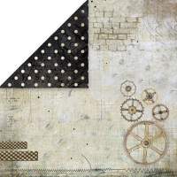 Billede: CRAFT & YOU SCRAPBOOKING ARK DOBBELTSIDET 30X30CM 1 ARK CP-VM02, Vintage Man