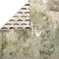 Billede: CRAFT & YOU SCRAPBOOKING ARK DOBBELTSIDET 30X30CM 1 ARK CP-VM06, Vintage Man