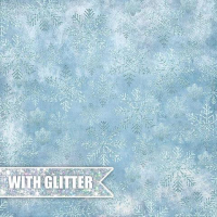 Billede: CRAFT & YOU SCRAPBOOKING ARK 30X30CM 1 ARK CP-NW07, North Wind, Glitter overflade