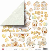 Billede: 1 ark dobbeltsidet Craft & You Scrapbooking Sheets