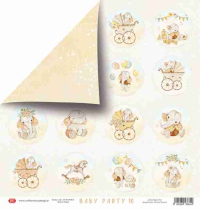 Billede: 1 ark dobbeltsidet Craft & You Scrapbooking Sheets