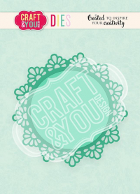 Billede: skæreskabelon doily, CRAFT & YOU DIE “Doily 1