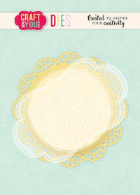 Billede: skæreskabelon doily, CRAFT & YOU DIE “Doily 2