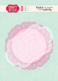 Billede: skæreskabelon doily, CRAFT & YOU DIE “Doily 3