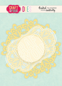 Billede: skæreskabelon doily, CRAFT & YOU DIE “Doily 5