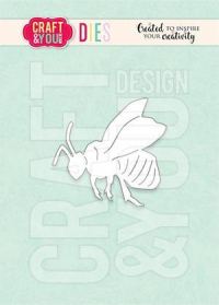 Billede: skære/prægeskabelon lille bi, CRAFT & YOU DIE “Bee