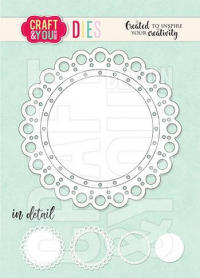 Billede: skæreskabelon doily, CRAFT & YOU DIE 