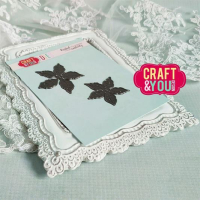 Billede: skære/prægeskabelon stor julestjerne, CRAFT & YOU DIE 