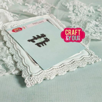 Billede: skæreskabelon Happy Holidays, CRAFT & YOU DIE 