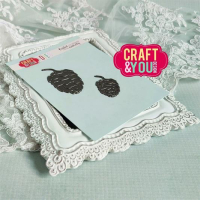 Billede: skæreskabelon 2 kogler, CRAFT & YOU DIE 