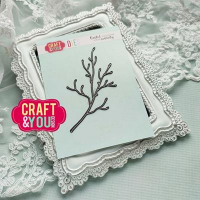 Billede: skæreskabelon gren, CRAFT & YOU DIE 