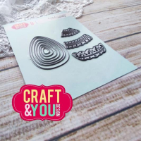 Billede: skæreskabelon æg til at pynte, Craft & You Dies 