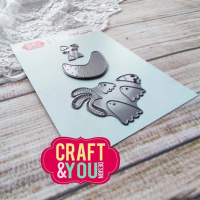 Billede: skæreskabelon hane, Craft & You Dies 