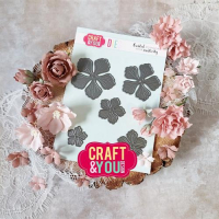 Billede: skære/prægeskabelon blomst, Craft & You Dies 