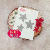 Billede: skære/prægeskabelon lille julestjerne, Craft & You Dies 